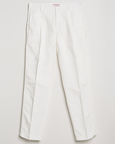 Herren | The Linen Lifestyle | Orlebar Brown | Dunmore Linen/Cotton Trousers White Sand