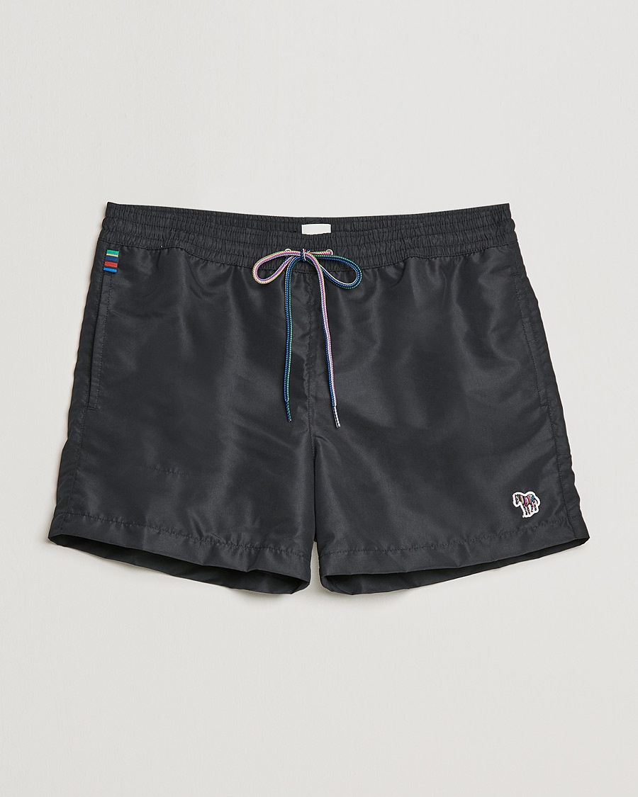 Herren | Badeshorts mit Schnürung | PS Paul Smith | Paul Smith Zebra Swimshorts Black