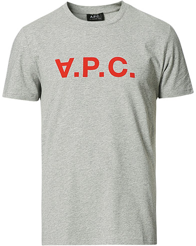 Herren | A.P.C. | A.P.C. | VPC Neon Short Sleeve T-Shirt Heather Grey