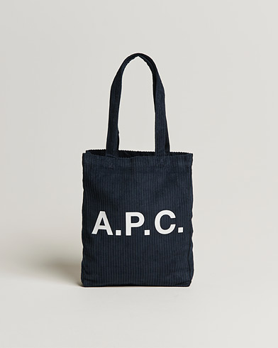 Herren | A.P.C. | A.P.C. | Lou Corduroy Tote Bag Navy