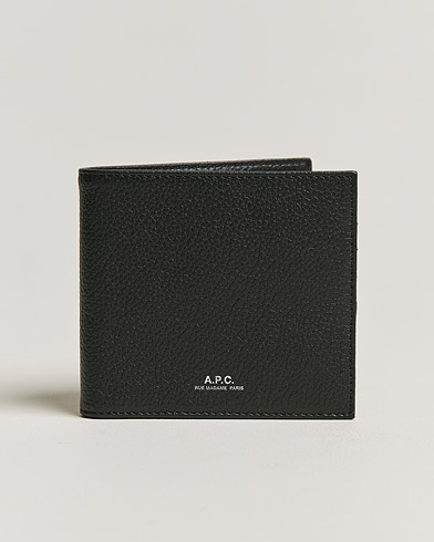 Herren | A.P.C. | A.P.C. | Grain Leather Wallet Black