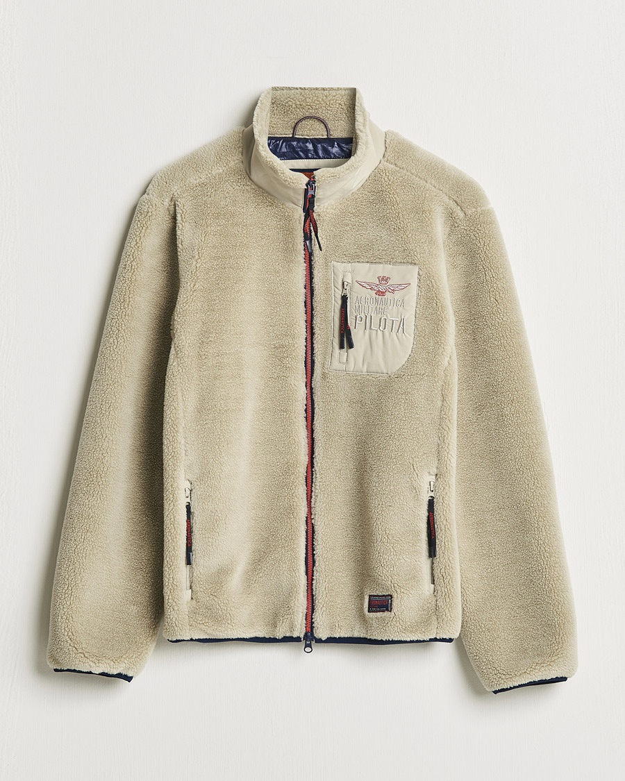 Herren | | Aeronautica Militare | Giacca Fleece Jacket Abbey Stone