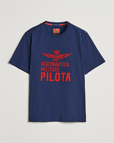 Herren | T-Shirts | Aeronautica Militare | Short Sleeve Tee Blu Navy