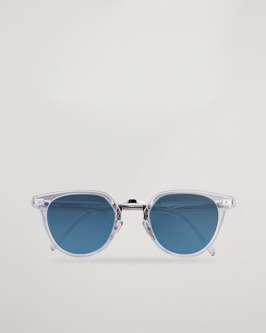 Herren | Gebogene Sonnenbrillen | Prada Eyewear | 0PR 17YS Polarized Sunglasses Transparent
