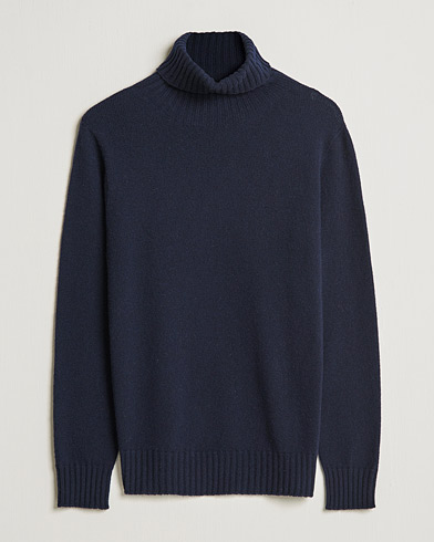 Herren | Altea | Altea | Wool/Cashmere Turtleneck Sweater Navy