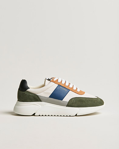 Herren | Wildlederschuhe | Axel Arigato | Genesis Vintage Runner Sneaker Cermino/Blue/Green