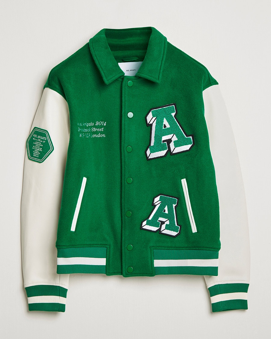 Herren | | Axel Arigato | Illusion Varsity Jacket Green