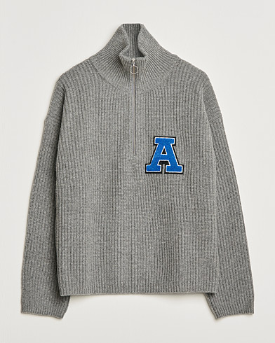 Herren |  | Axel Arigato | Team Half Zip Sweater Grey