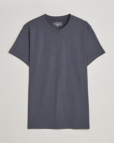 Herren | T-Shirts | Bread & Boxers | Heavy Cotton Crew Neck T-shirt Iron Grey