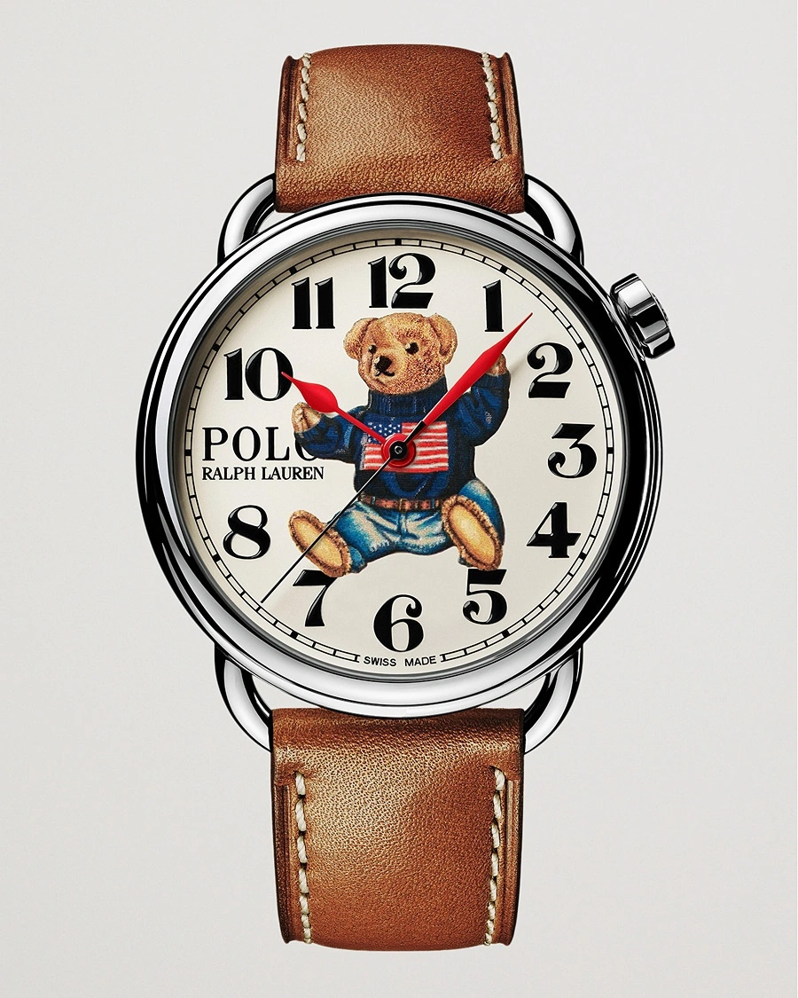 Herren | | Polo Ralph Lauren | 42mm Automatic Flag Bear White Dial