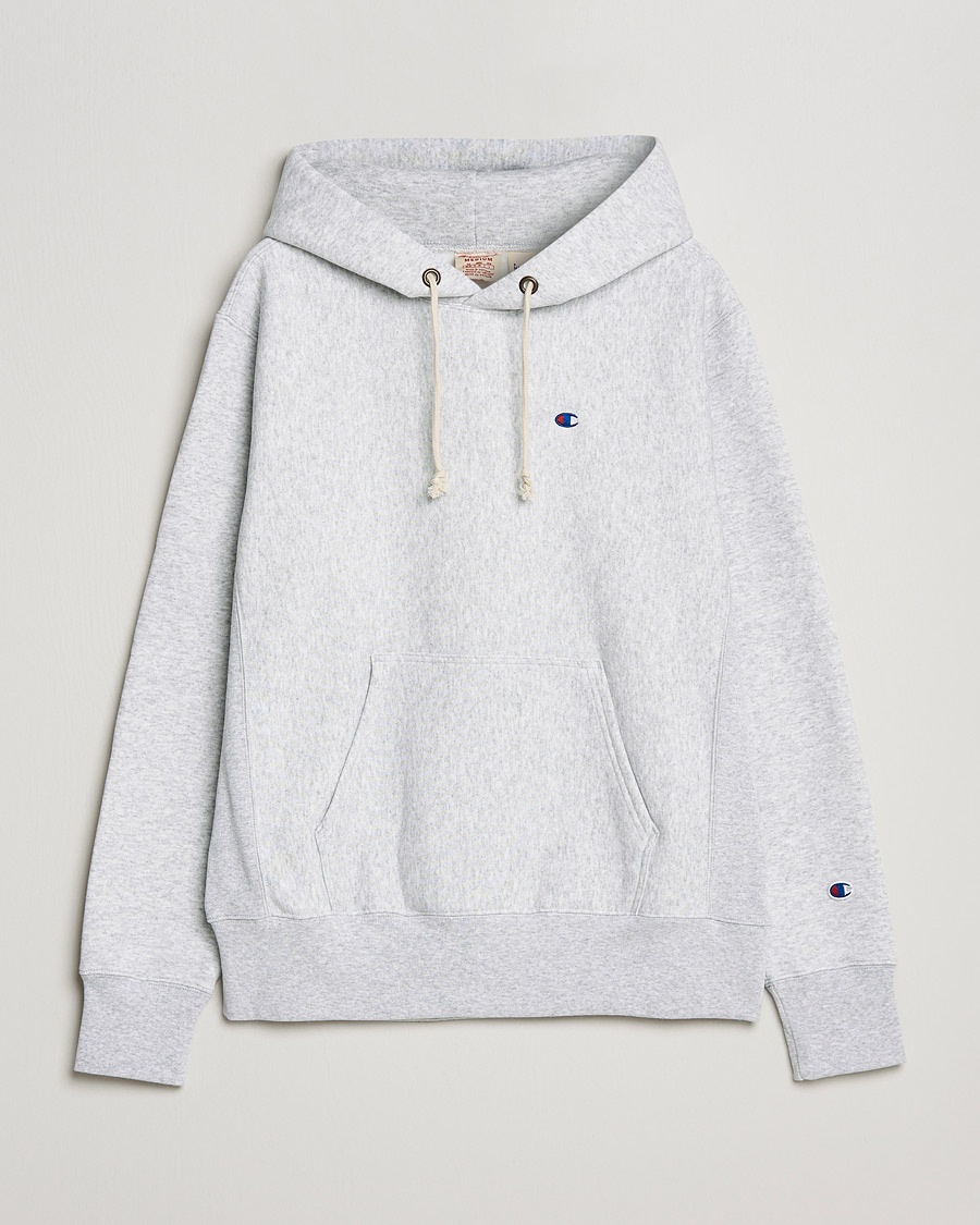 Herren | Champion | Champion | Reverse Weave Soft Fleece Hood Grey Melange