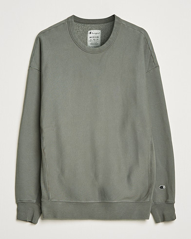 Herren | Graue Sweatshirts | Champion | Heritage Garment Dyed Sweatshirt Dark Grey