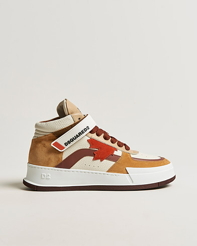 Herren | Dsquared2 | Dsquared2 | Canadian High Tops White/Camel