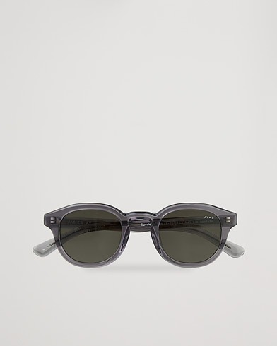 Herren |  | James Ay | Suede Sunglasses Transparent Grey