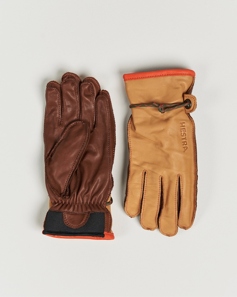 Hestra Wakayama Leather Ski Glove Cognac/Brown – Braun