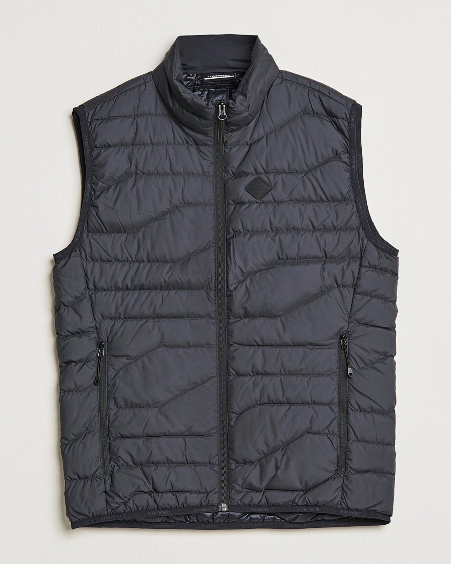 Herren | J.Lindeberg | J.Lindeberg | Cliff Light Down Vest Black