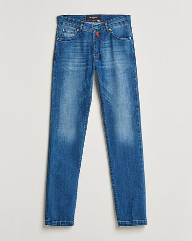 Herren | Aktuelle Marken | Kiton | Slim Fit Stretch Jeans Medium Blue Wash