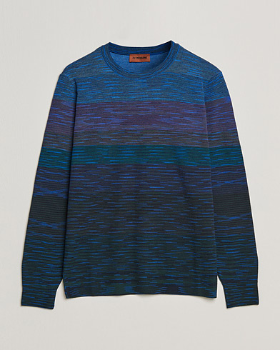 Herren | Missoni | Missoni | Striped Wool Sweater Navy/Purple