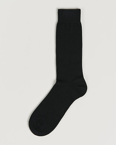 Herren | Bresciani | Bresciani | Pure Cashmere Socks Black