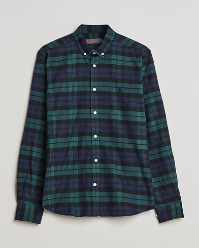 Herren | Hemden | Morris | Brushed Flannel Checked Shirt Blackwatch