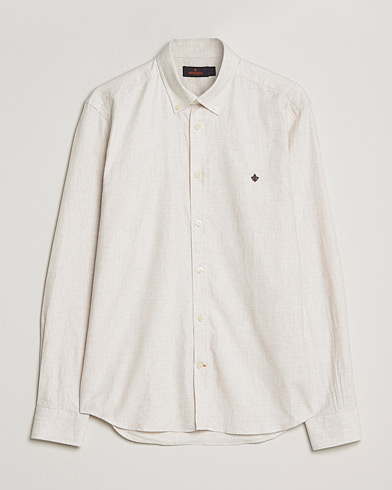 Herren | Flannellhemden | Morris | Watts Flannel Button Down Shirt Beige