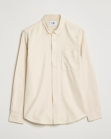 Herren | Flannellhemden | NN07 | Arne Brushed Flannel Shirt Ecru