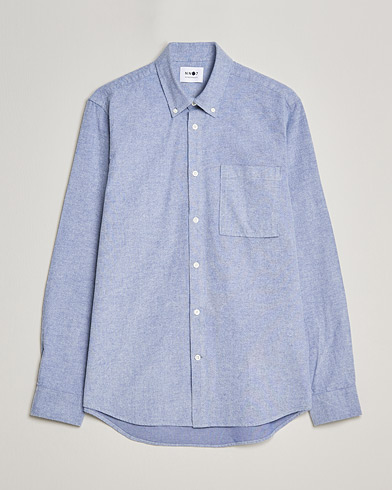 Herren | Hemden | NN07 | Arne Brushed Striped Shirt Light Blue