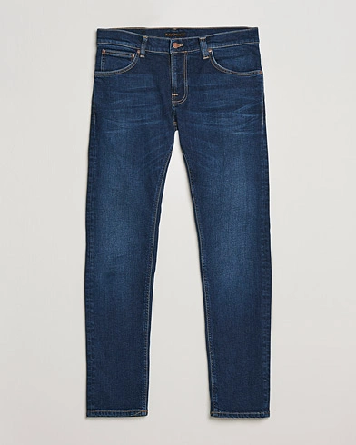 Herren |  | Nudie Jeans | Tight Terry Organic Jeans Dark Steel