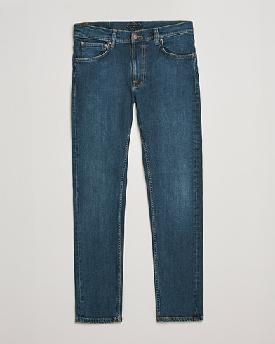 Herren |  | Nudie Jeans | Lean Dean Organic Jeans Blue Rock