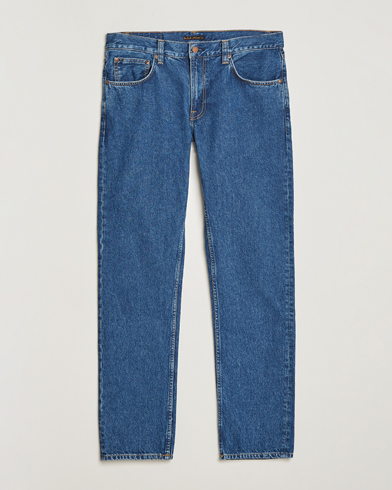 Herren | Blaue jeans | Nudie Jeans | Gritty Jackson Organic Jeans 90's Stone Blue