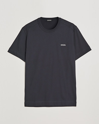 Herren | Zegna | Zegna | Premium Cotton T-Shirt Navy