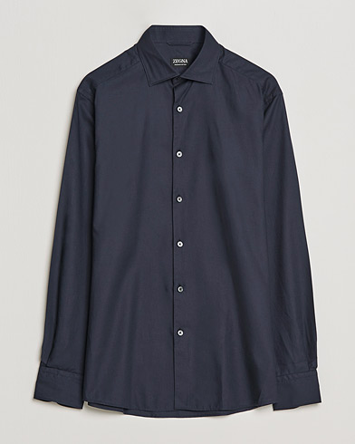 Herren | Hemden | Zegna | Premium Cotton Shirt Navy