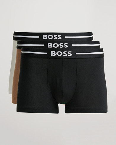 Herren |  | BOSS | 3-Pack Boxer Trunk Beige/White/Black