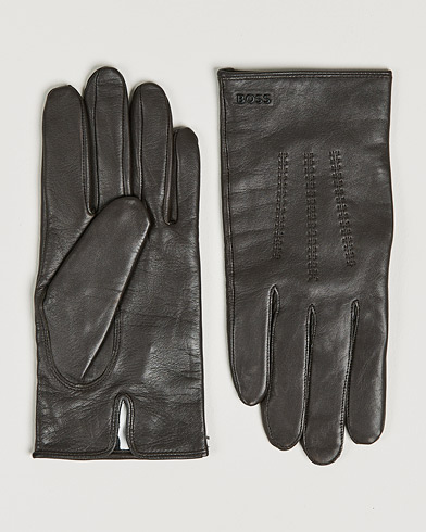 Herren | Handschuhe | BOSS | Hainz Leather Gloves Medium Brown