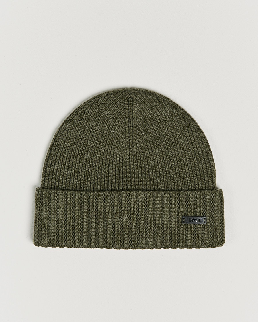 Herren | | BOSS | Fati Beanie Open Green