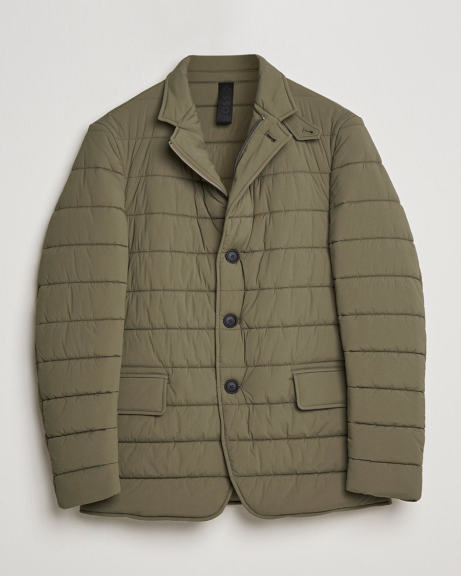Herren | | BOSS BLACK | BOSS Hanry Padded Blazer Jacket Open Green