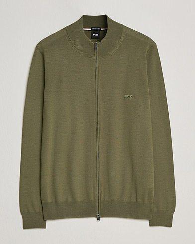 Herren |  | BOSS BLACK | Balonso Full Zip Sweater Open Green