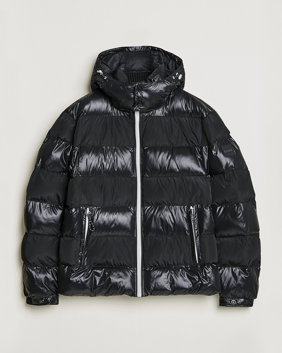 Herren | | BOSS | Cutlero Glossy Puffer Jacket Black