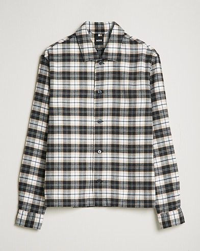 Herren | Hemden | BOSS | Nolan Check Flannel Shirt Black