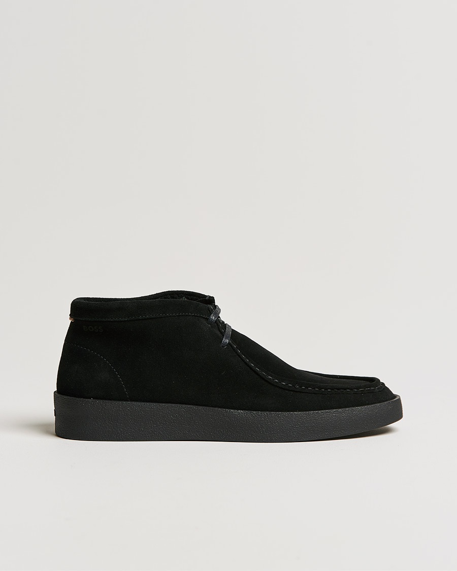 Herren | | BOSS | Clay Suede Chukka Sneaker Boot Black