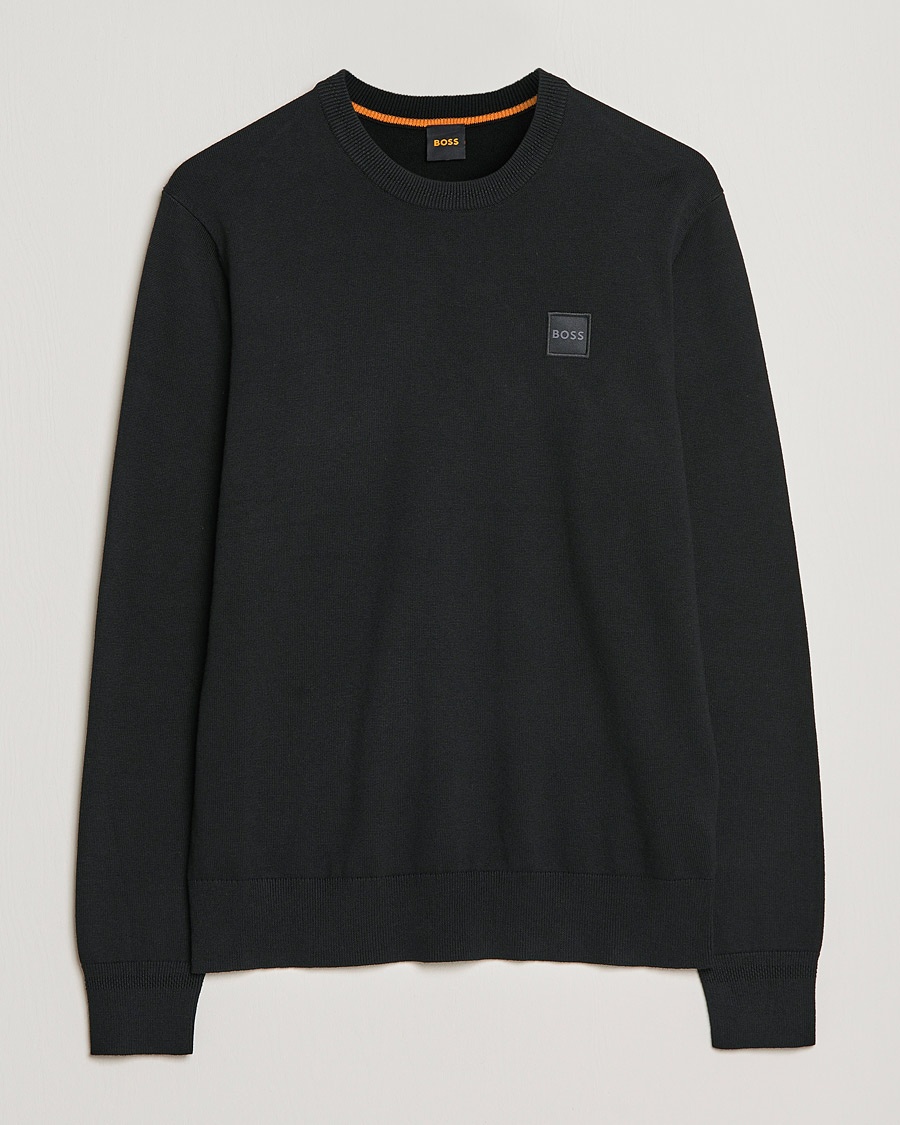 Herren | | BOSS Casual | Kanovano Knitted Sweater Black