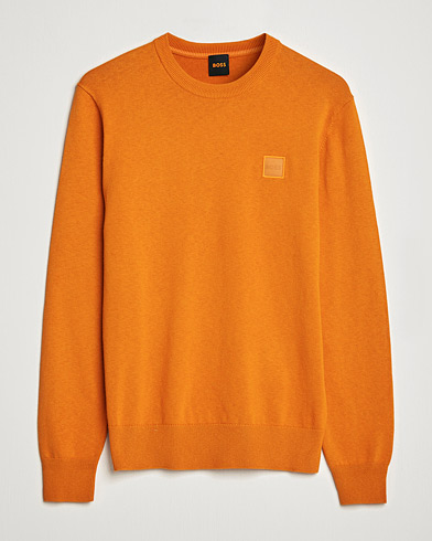 Herren | Strickpullover | BOSS Casual | Kanovano Knitted Sweater Open Orange