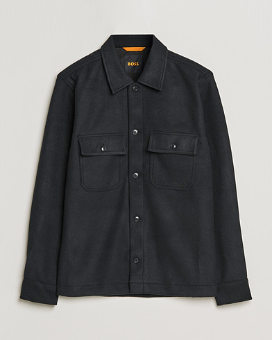Herren | Hemden | BOSS Casual | Lovvo Pocket Overshirt Black