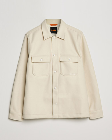 Herren | Hemden | BOSS Casual | Lovvo Pocket Overshirt Open White