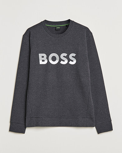 Herren | Graue Sweatshirts | BOSS Athleisure | Salbo Logo Sweatshirt Medium Grey
