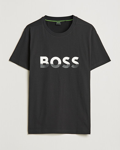 Herren | T-Shirts | BOSS Athleisure | Logo Crew Neck T-Shirt Black