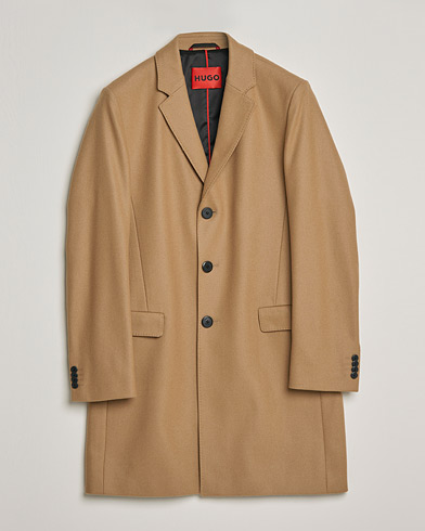 Herren | Jacken | HUGO | Migor Wool Coat Medium Beige