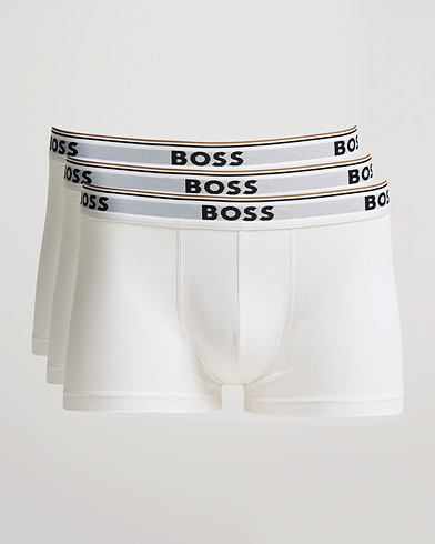 Herren | BOSS | BOSS | 3-Pack Trunk Boxer Shorts White