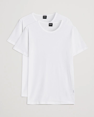 Herren | BOSS | BOSS BLACK | 2-Pack Crew Neck Slim Fit T-Shirt White