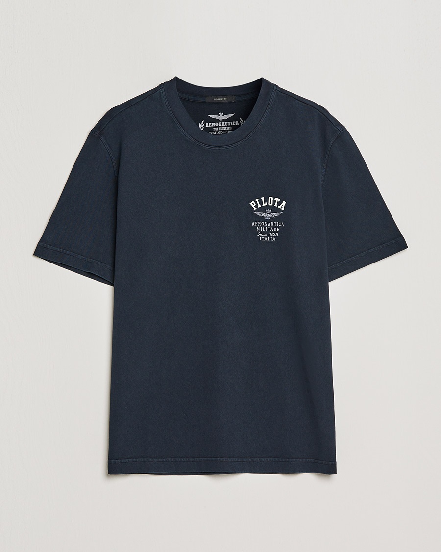 Herren | | Aeronautica Militare | Short Sleeve Tee Blu Scuro